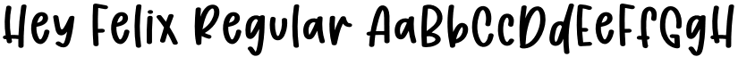 Hey Felix Regular font