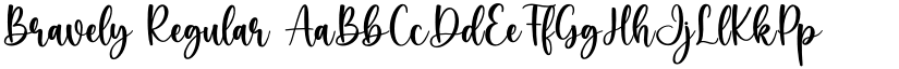 Bravely Regular font