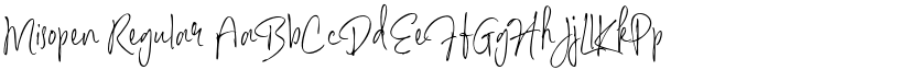 Misopen font download