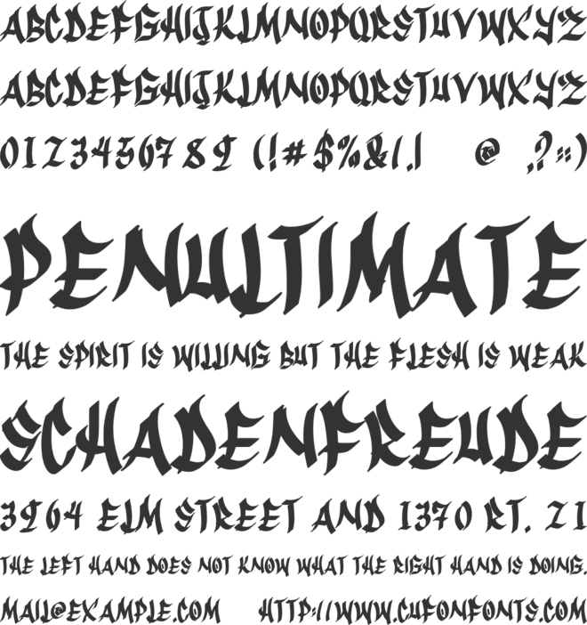 Kobar Moyes font preview