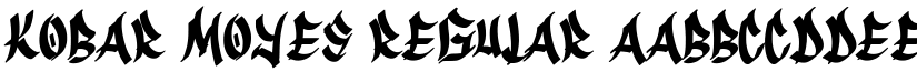 Kobar Moyes Regular font