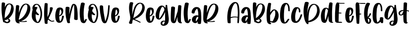 Brokenlove font download