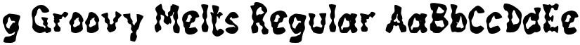 g Groovy Melts font download
