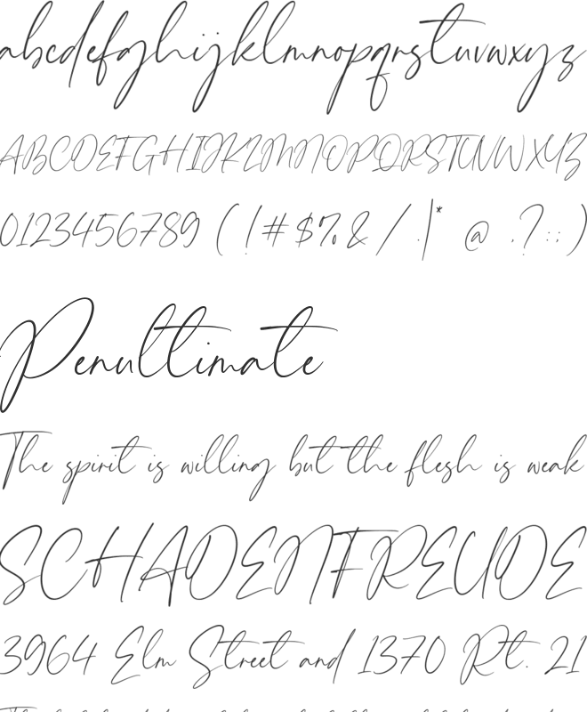 Historic Times font preview
