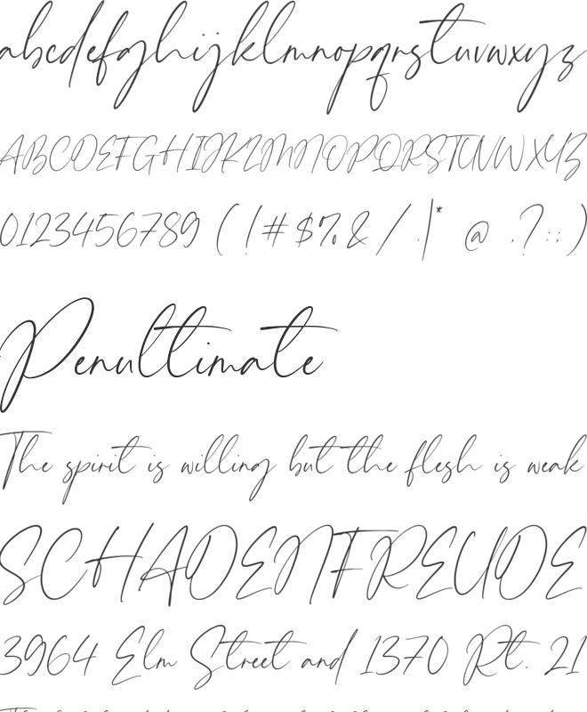 Historic Times font preview