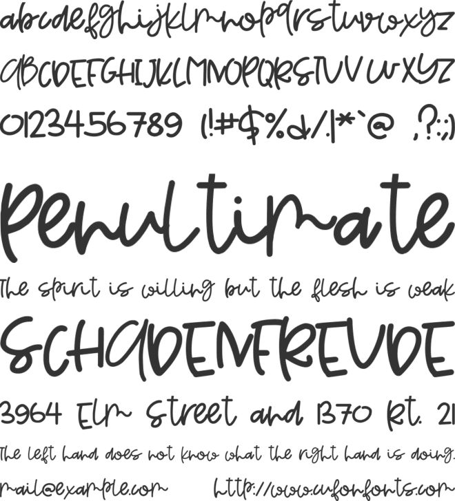 Cupcake Dream Cream_gebje font preview