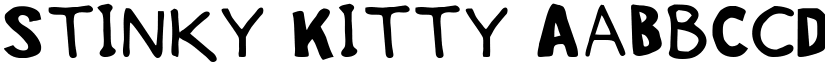 Stinky Kitty font