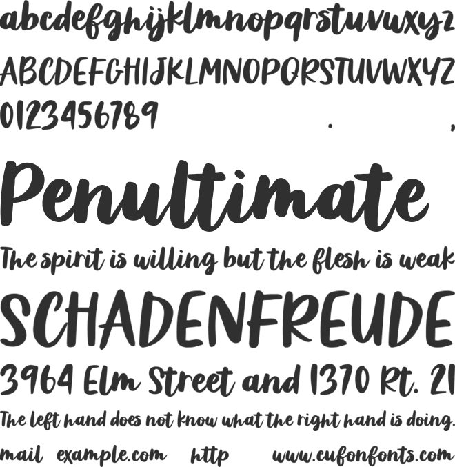 Dreaming Charlotte font preview
