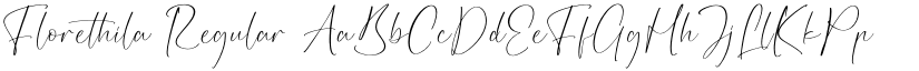 Florethila font download