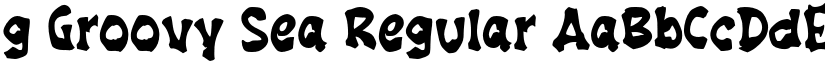 g Groovy Sea Regular font