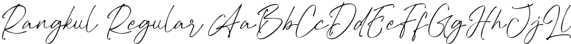 Rangkul font download