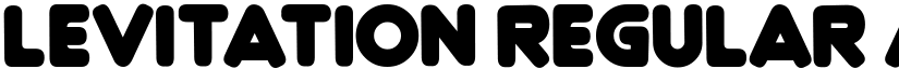 Levitation Regular font