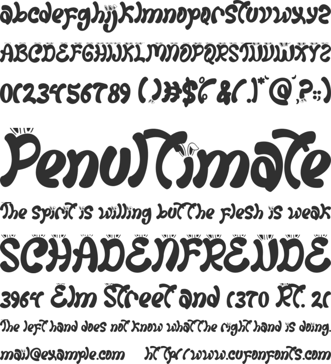 Glorious Easter font preview