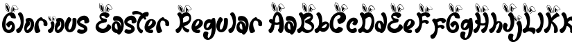 Glorious Easter Regular font