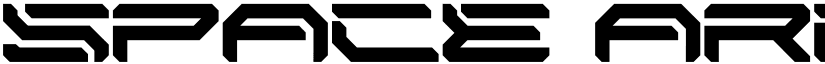 SPACE ARMOR Regular font