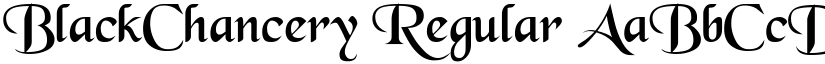 BLACK CHANCERY font download