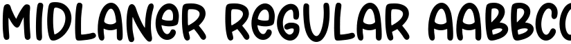 MIDLANER Regular font