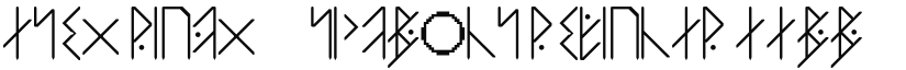Asei Runic Symbols font download