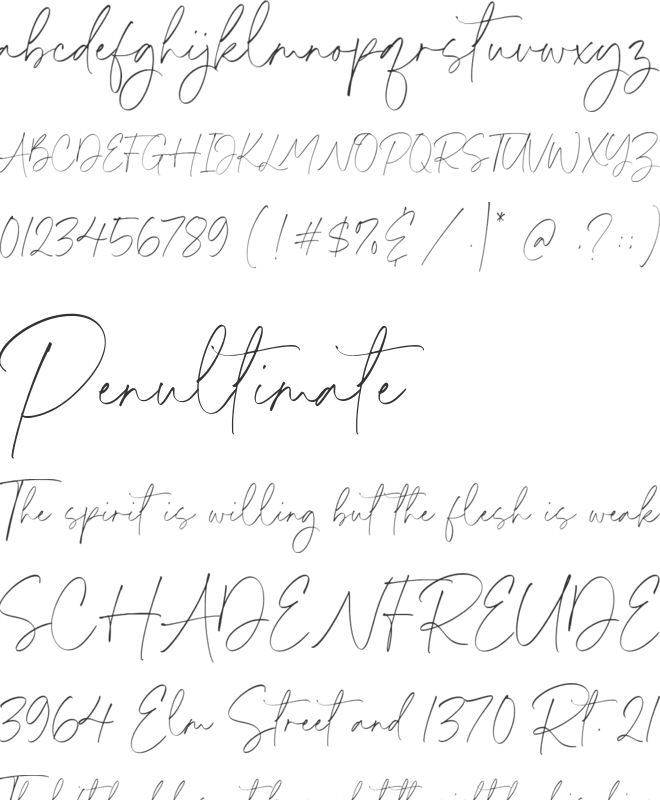 Fashioniqa font preview