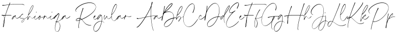 Fashioniqa Regular font