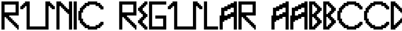 Runic Regular font