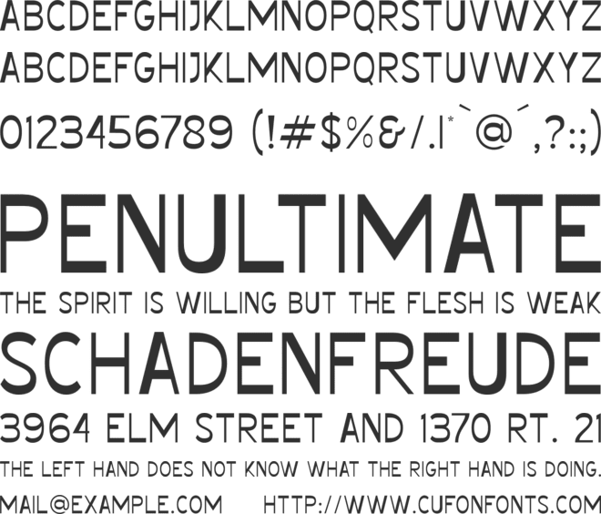 Fairly Journey font preview