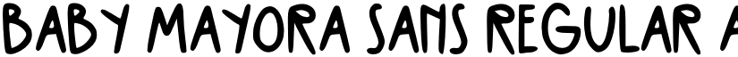 Baby Mayora Sans Regular font