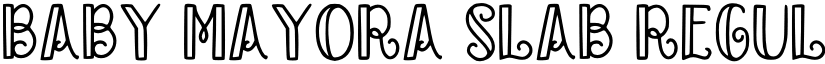 Baby Mayora Slab Regular font