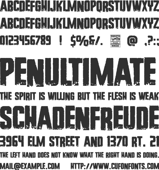 New York Hardcore font preview