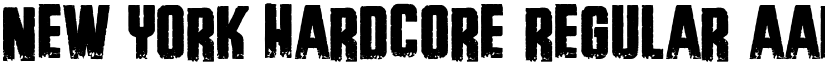 New York Hardcore font download