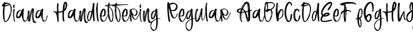 Diana Handlettering Regular font