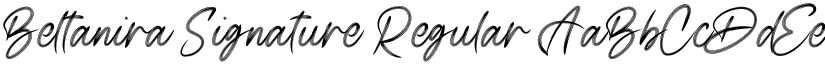 Beltanira Signature font download