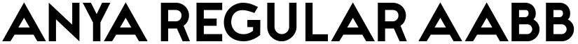 Anya Regular font