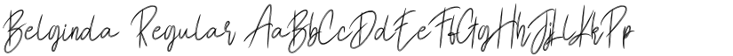 Belginda Regular font