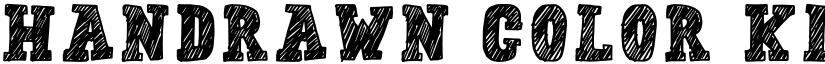 Handrawn Color Kid Regular font