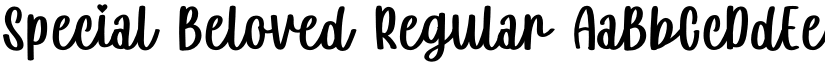 Special Beloved font download