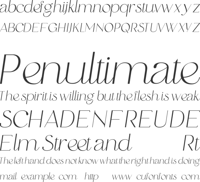 Kuranji font preview