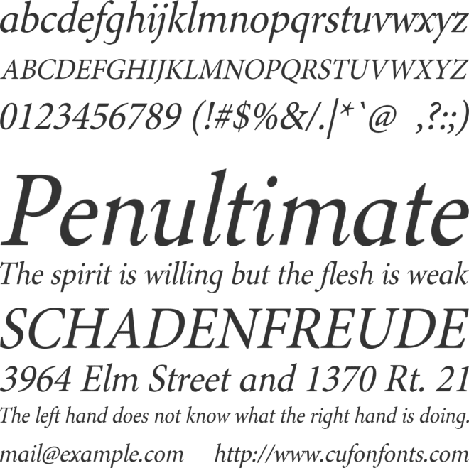 Riverdale font preview