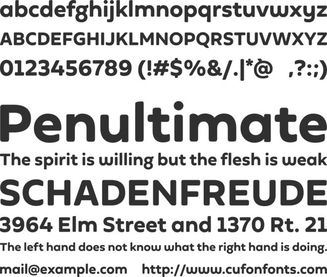 Ikka Rounded font preview