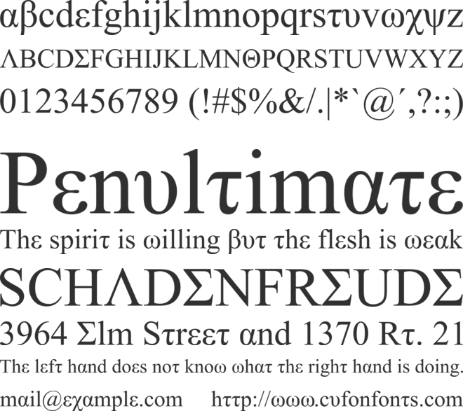 Arithmethic Alphabets font preview