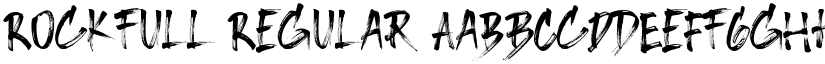 Rockfull Regular font