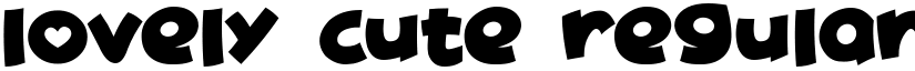 Lovely Cute Regular font