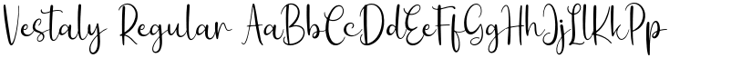 Vestaly Regular font