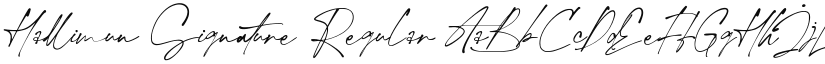 Hallimun Signature font download