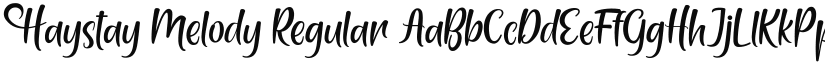 Haystay Melody font download