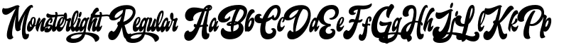 Monsterlight Regular font