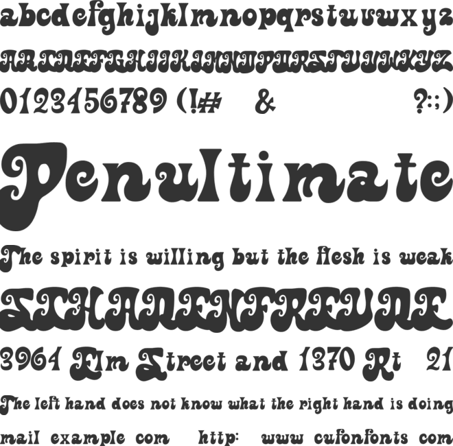 Nawacitha font preview