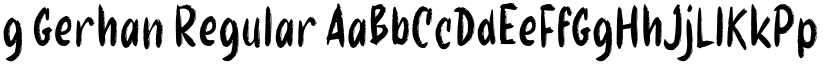 g Gerhan font download