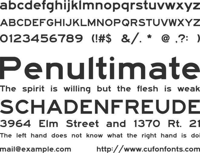 FHWASeriesF2020 font preview