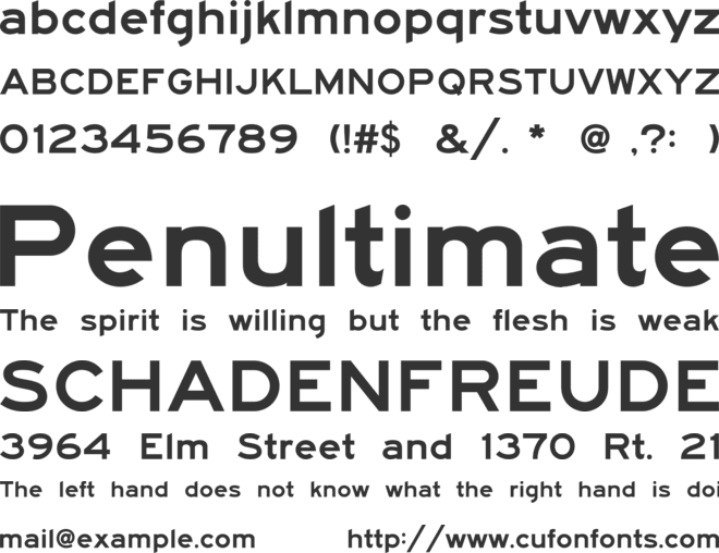 FHWASeriesF2020 font preview